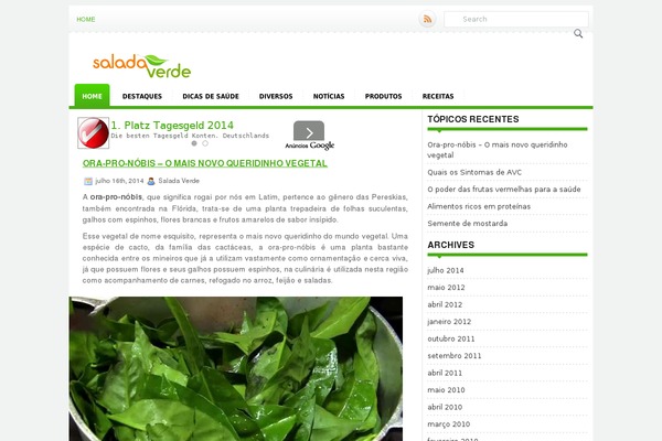 saladaverde.com.br site used Alias