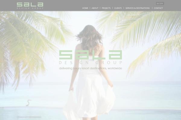 Sala theme site design template sample