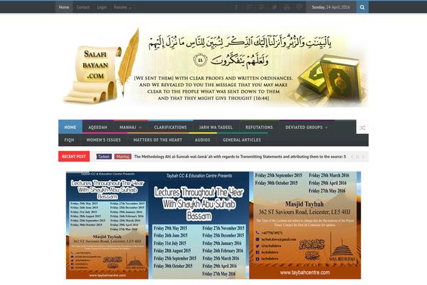 salafibayaan.com site used BulletPress