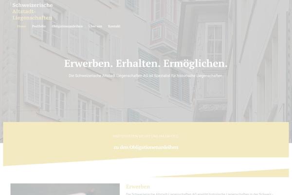 KALLYAS Child theme site design template sample