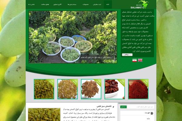 Salamat theme site design template sample
