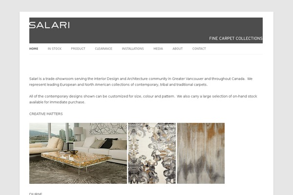 WordPress website example screenshot