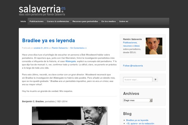WordPress website example screenshot