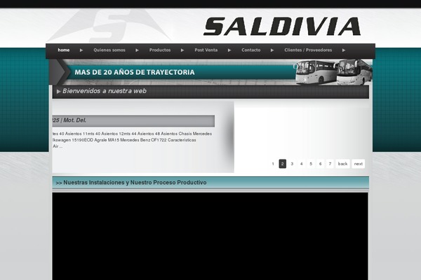 saldiviabuses.com.ar site used Saldivia