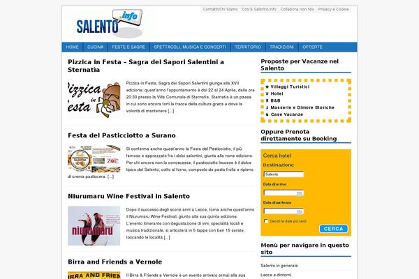 salento.info site used MH Magazine