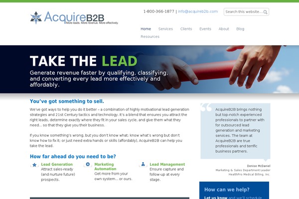 sales-lead-experts.net site used Acquireb2b_v1