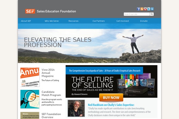 salesfoundation.org site used Sef