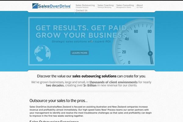 salesoverdrive.com.au site used Salesoutsourcing