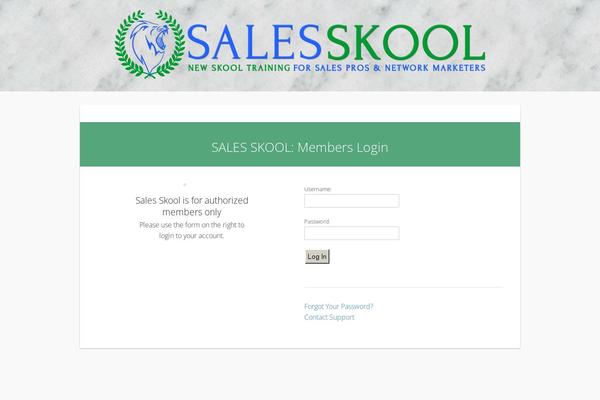 salesskool.com site used OptimizePress theme