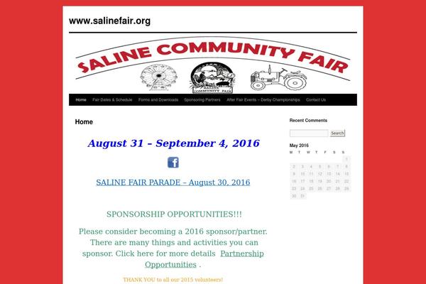 WordPress website example screenshot
