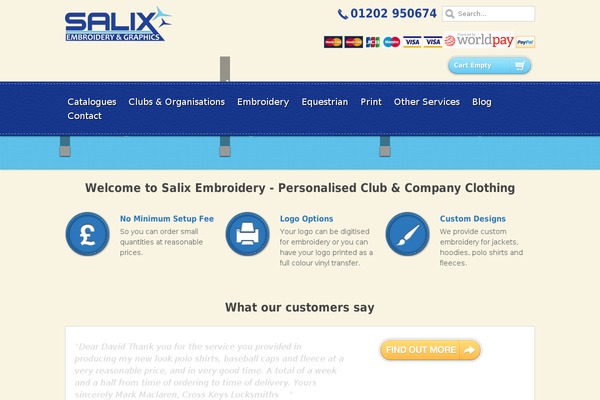 salixembroidery.co.uk site used Salix