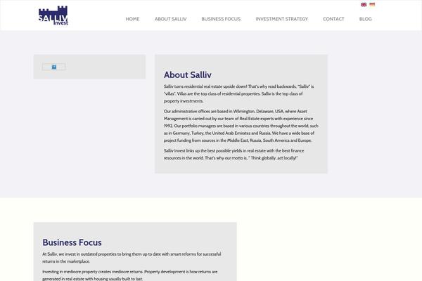 Starter theme site design template sample