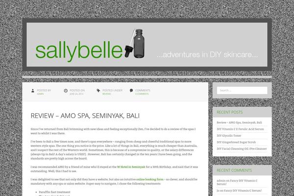 sallybelle.com site used Zoren