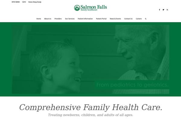 Care theme site design template sample