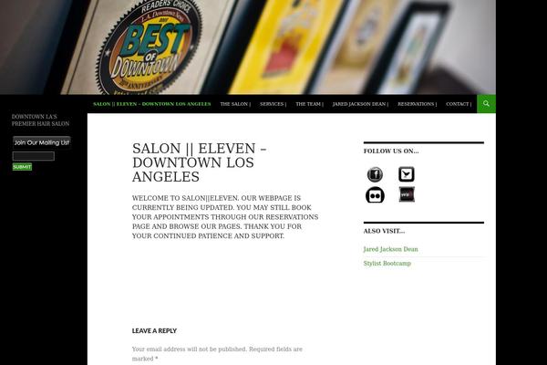 Twenty Fourteen theme site design template sample