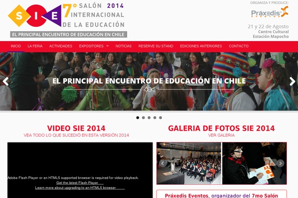 salondelaeducacion.cl site used Sie2014