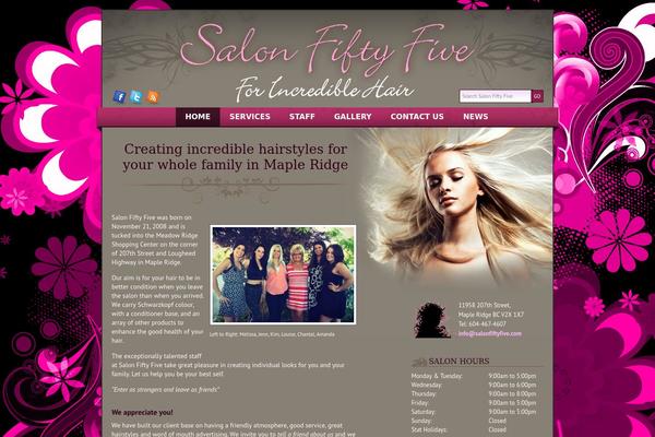 WordPress website example screenshot
