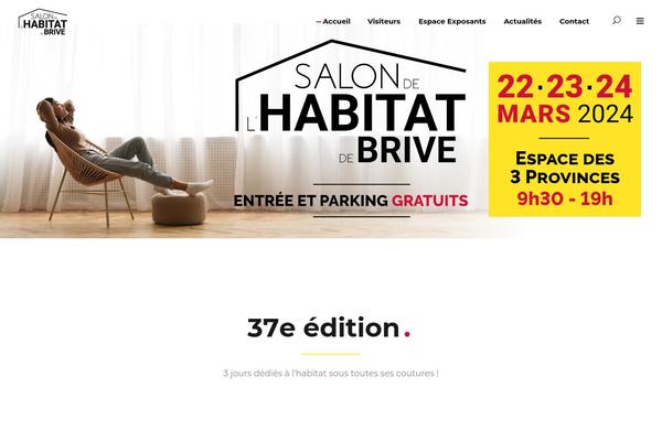 salonhabitatbrive.fr site used Evently