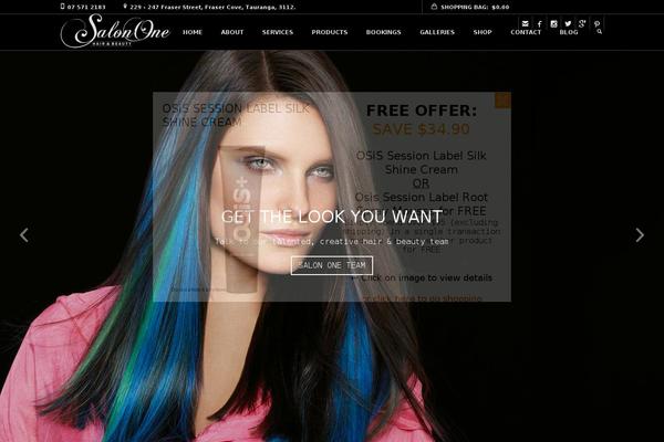 salonone.co.nz site used Coiffeur-child