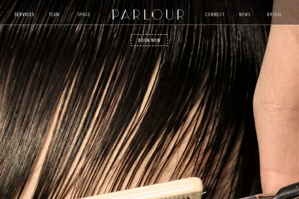 Parlour theme site design template sample