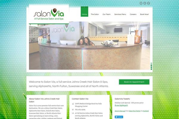 WordPress website example screenshot