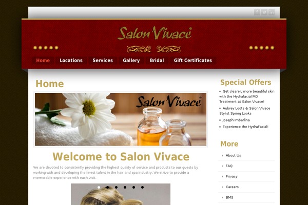 salonvivace.com site used Holistic-center