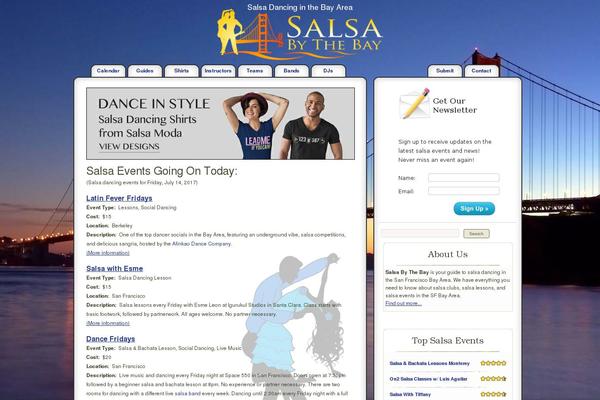 salsabythebay.com site used Salsa