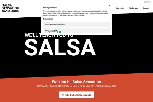 salsasensation.nl site used Dancestudio