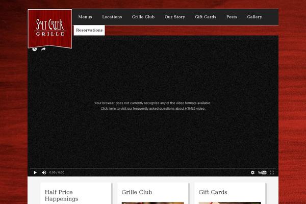 saltcreekgrille.com site used Saltcreekgrille