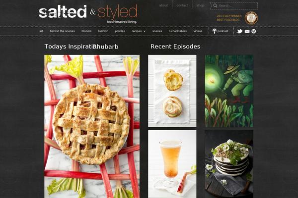 saltedandstyled.com site used Delicious Magazine