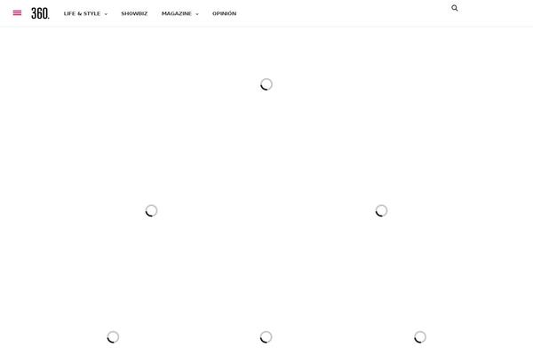 The Voux theme site design template sample