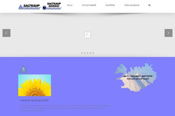 Avada2 theme site design template sample