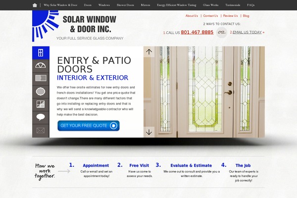 WordPress website example screenshot