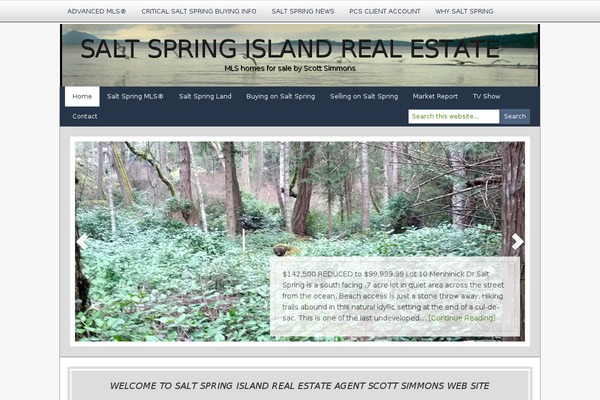 saltspringrealestateagent.com site used Salt-spring-real-estate