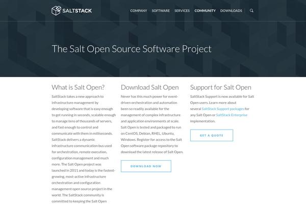 saltstack.org site used Salient-3