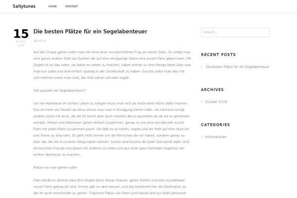 WordPress website example screenshot