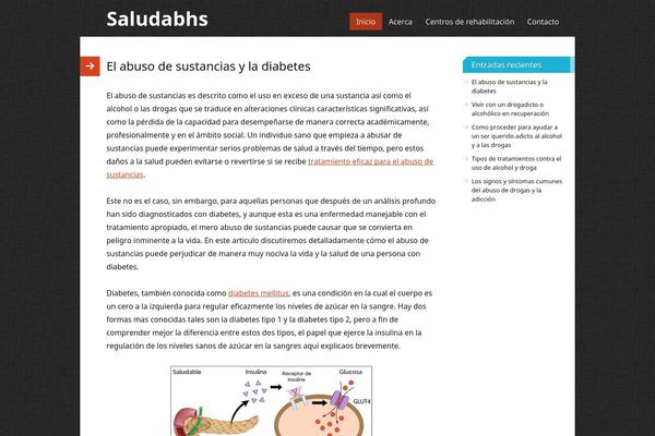 WordPress website example screenshot