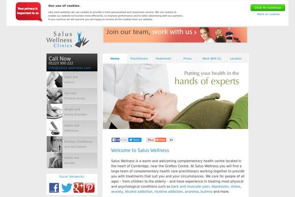 salus-wellness.com site used Salient-childsalus