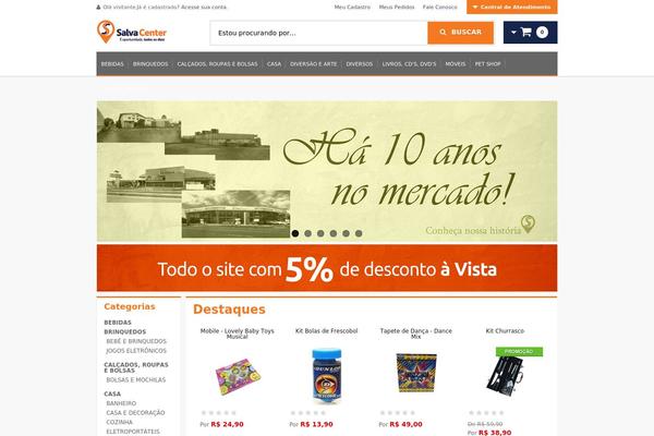 salvacenter.com.br site used Flyshop