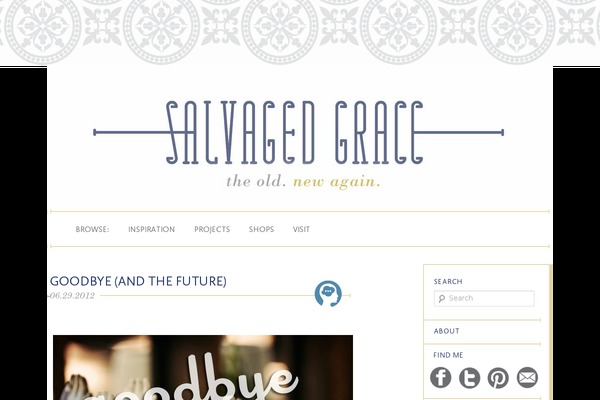 salvagedgrace.com site used Salvagedgrace