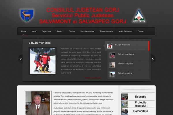salvamontgorj.ro site used Salvamont