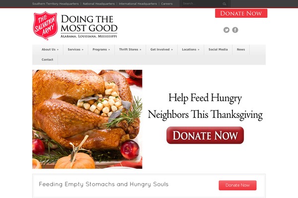salvationarmyalm.org site used Thqtemplate