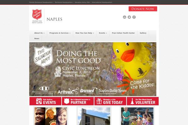 salvationarmynaples.org site used Thqtemplate