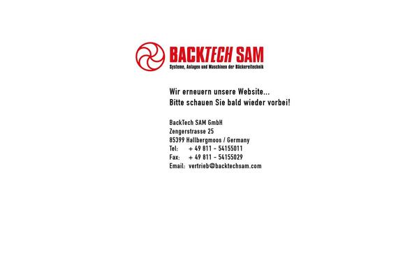sam-baeckereitechnik.de site used Sam