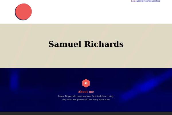 WordPress website example screenshot