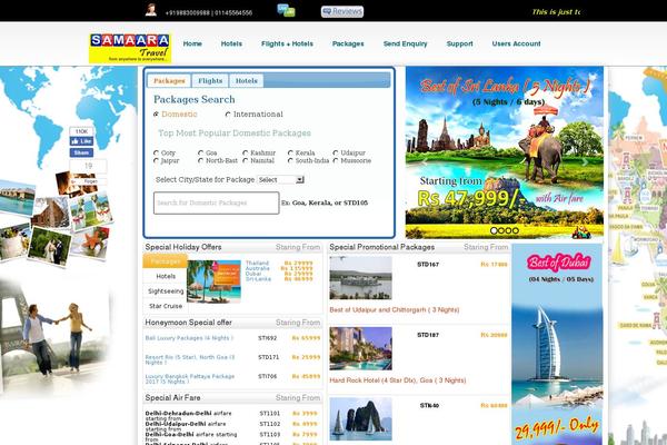 samaaratravel.com site used Phpgang_v2