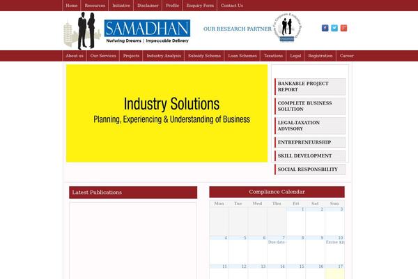samadhan.net site used Samadhan
