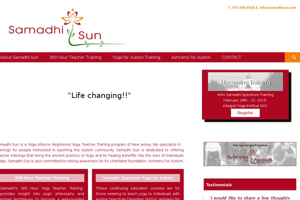samadhisun.com site used Rmg-wp2013