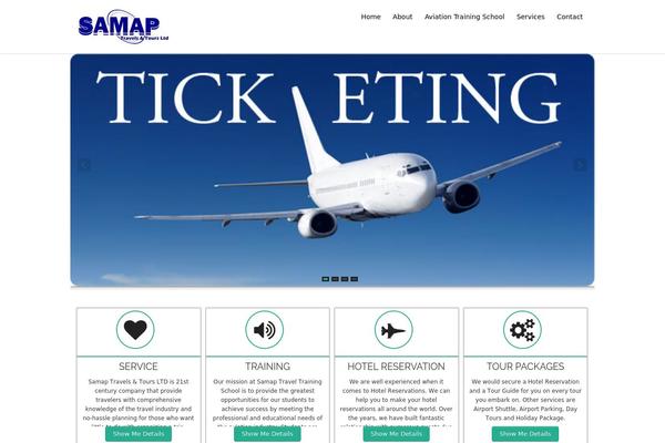 samaptravels.com site used Travel Agency