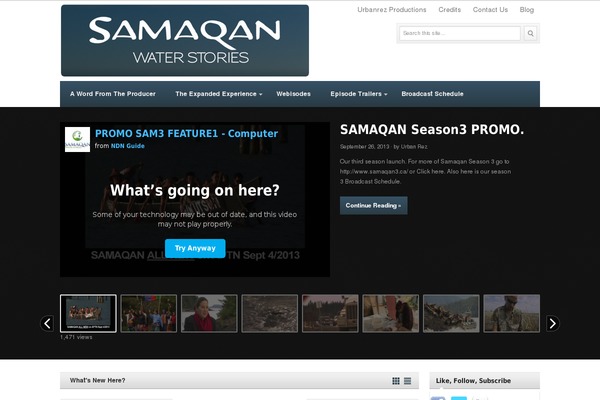 samaqan.ca site used VideoPlus